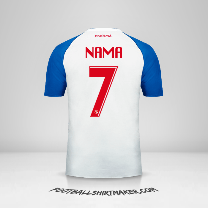 Jersey Panama 2018 Alternatif -  nama - 7