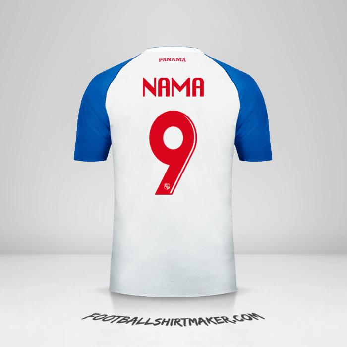 Jersey Panama 2018 Alternatif -  nama - 9