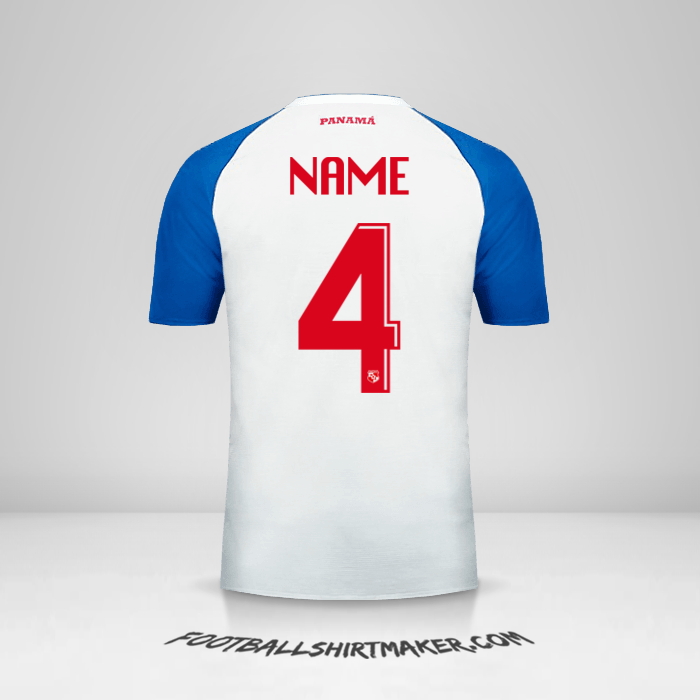 Shirt Panama 2018 Away -  name - 4