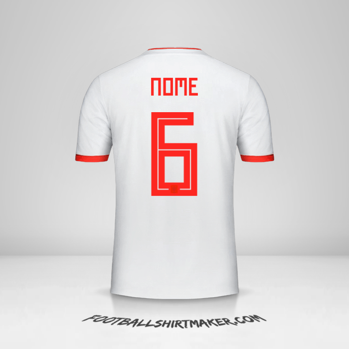 Camisa Espanha 2018 Alternativa -  nome - 6
