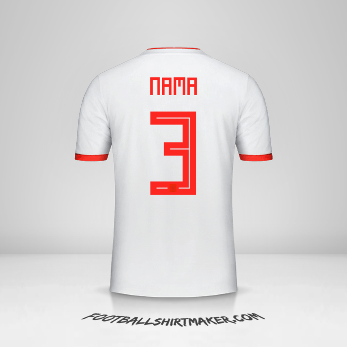Jersey Spanyol 2018 Alternatif -  nama - 3
