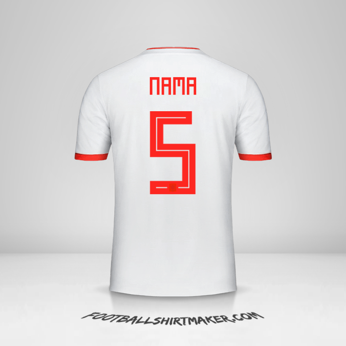 Jersey Spanyol 2018 Alternatif -  nama - 5