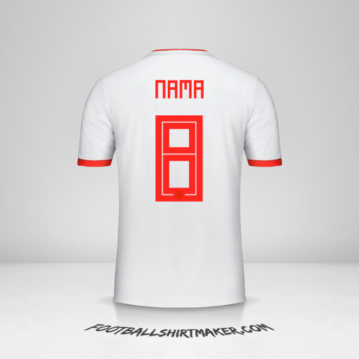 Jersey Spanyol 2018 Alternatif -  nama - 8