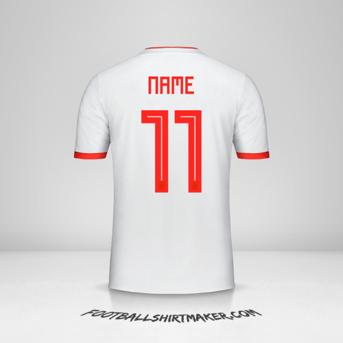 Shirt Spain 2018 Away -  name - 11