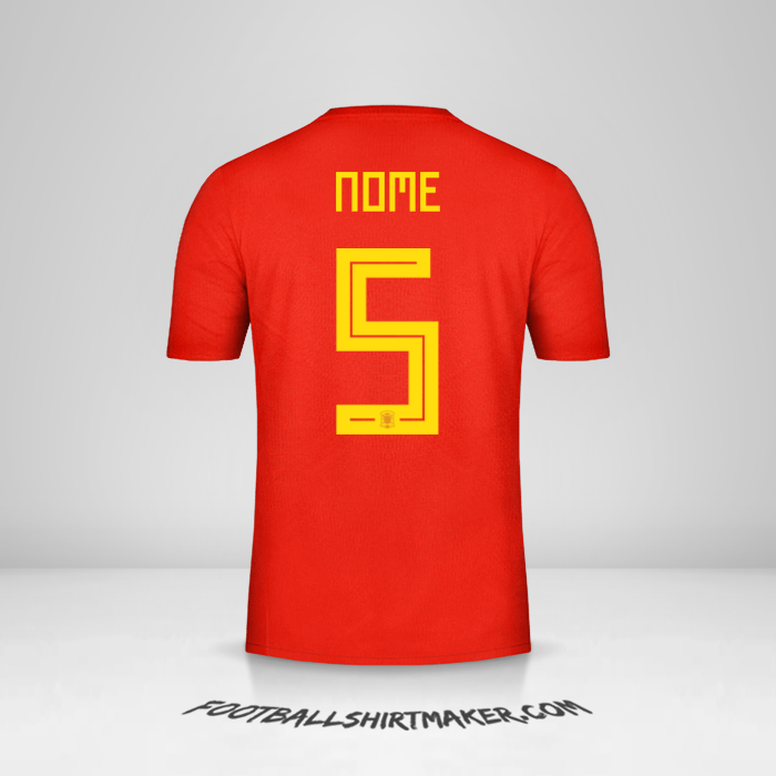 Maglia Spagna 2018 -  nome - 5