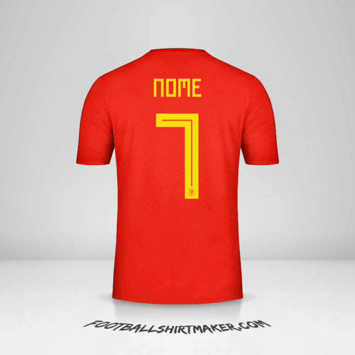 Maglia Spagna 2018 -  nome - 7
