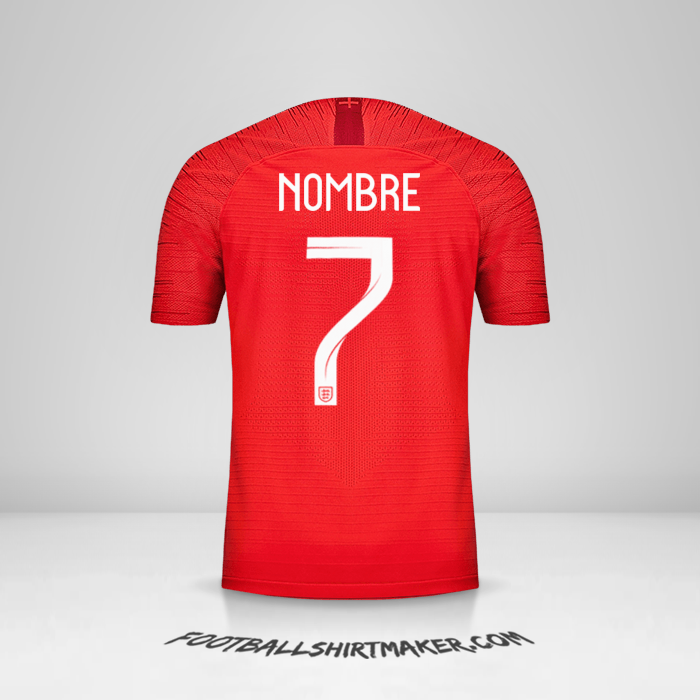 Jersey Inglaterra 2018 Visita -  nombre - 7