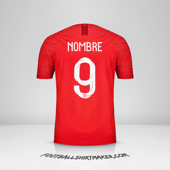 Jersey Inglaterra 2018 Visita -  nombre - 9