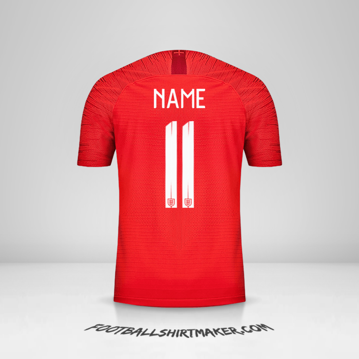 Shirt England 2018 Away -  name - 11
