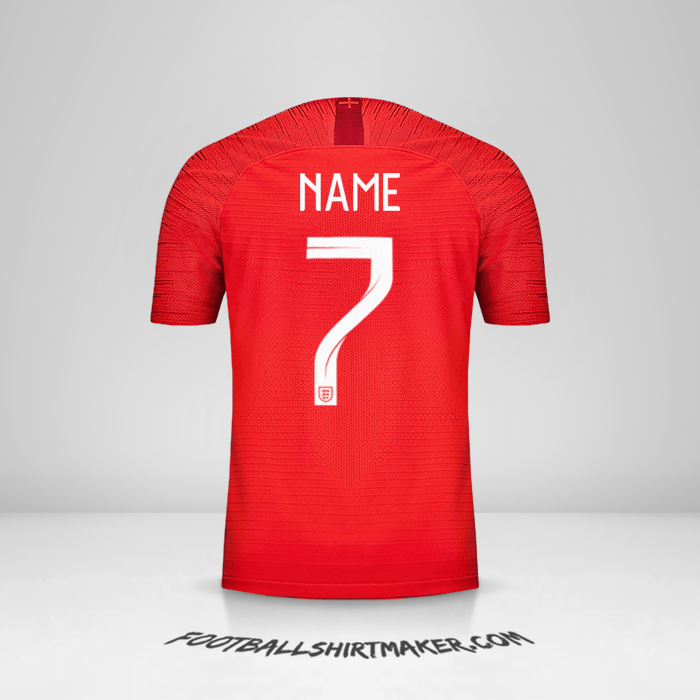 Shirt England 2018 Away -  name - 7
