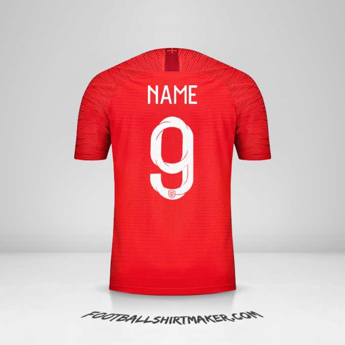 Trikot England 2018 Auswärts -  name - 9
