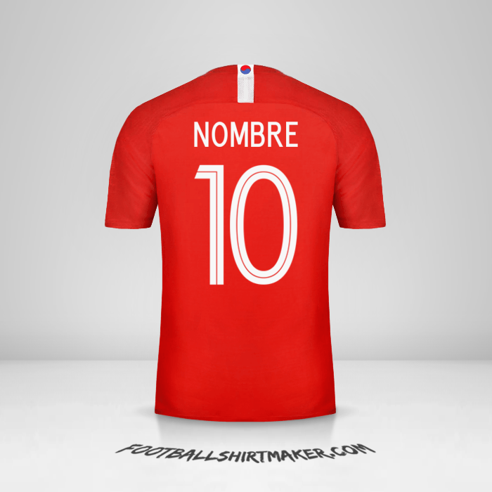 Camiseta Corea del Sur 2018 -  nombre - 10
