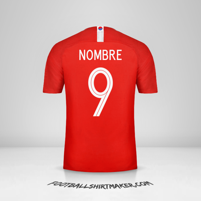 Camiseta Corea del Sur 2018 -  nombre - 9