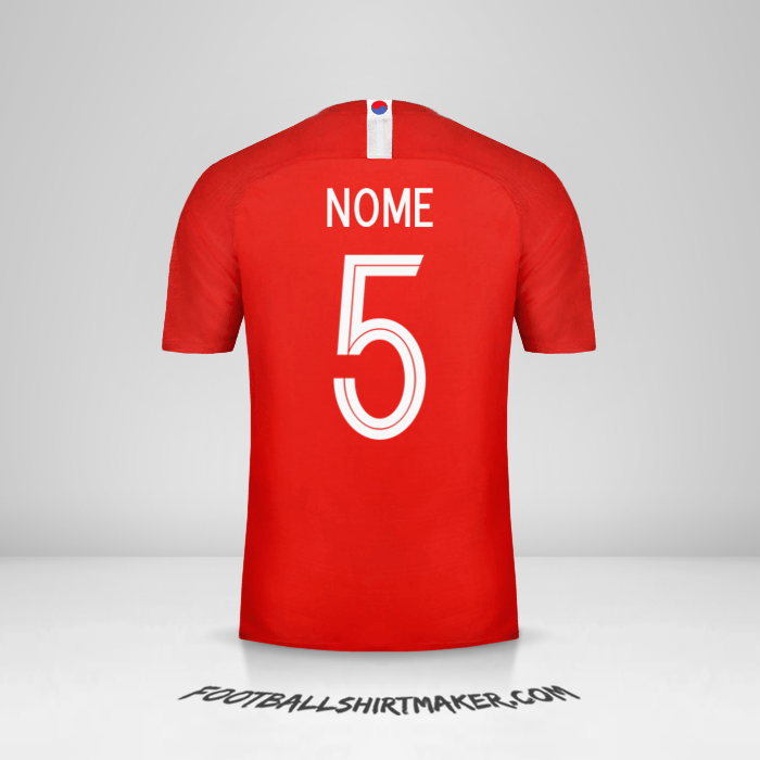 Maglia Corea del Sud 2018 -  nome - 5