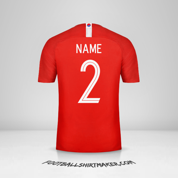 Shirt South Korea 2018 -  name - 2