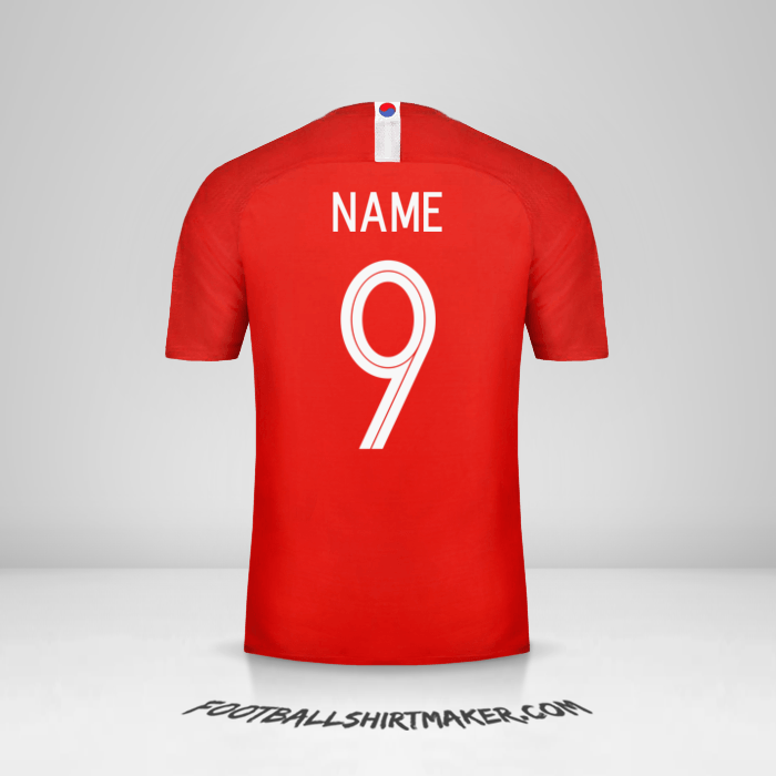 Shirt South Korea 2018 -  name - 9