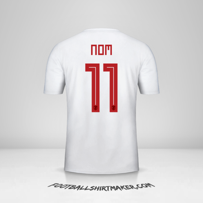 Maillot Japon 2018 Extérieur -  nom - 11