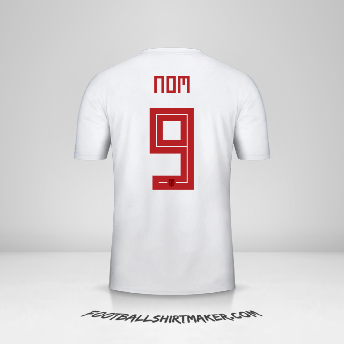 Maillot Japon 2018 Extérieur -  nom - 9