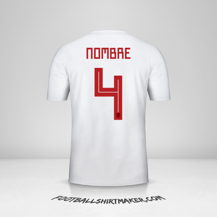 Camiseta Japon 2018 Visita -  nombre - 4