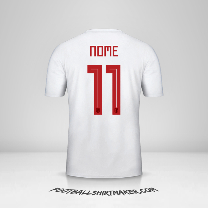 Maglia Giappone 2018 Seconda -  nome - 11