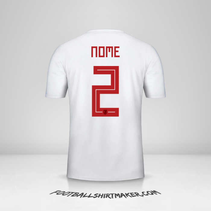 Camisa Japão 2018 Alternativa -  nome - 2