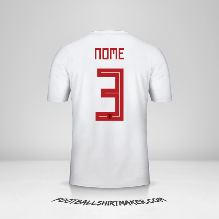 Camisola Japão 2018 Alternativa -  nome - 3