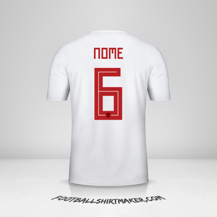 Camisola Japão 2018 Alternativa -  nome - 6