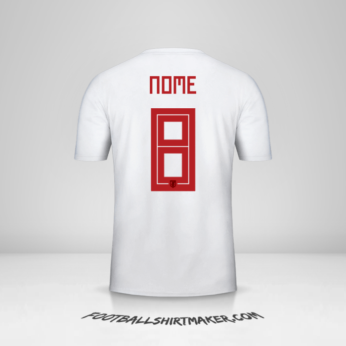 Camisola Japão 2018 Alternativa -  nome - 8