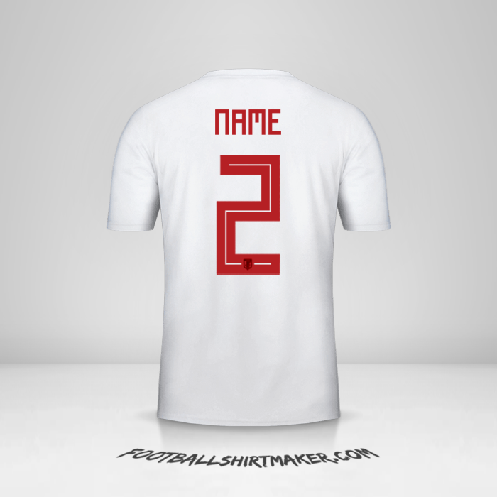 Shirt Japan 2018 Away -  name - 2