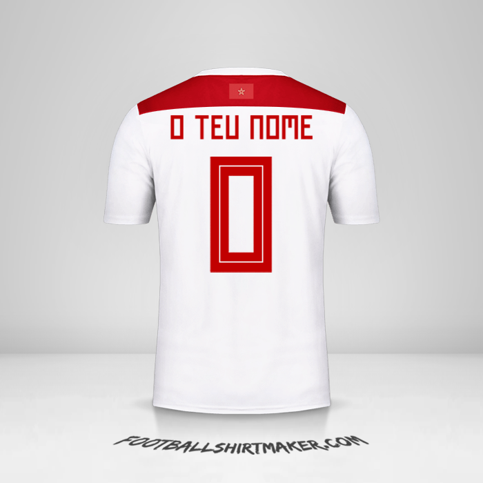 Camisola Marrocos 2018 II -  o teu nome - 0