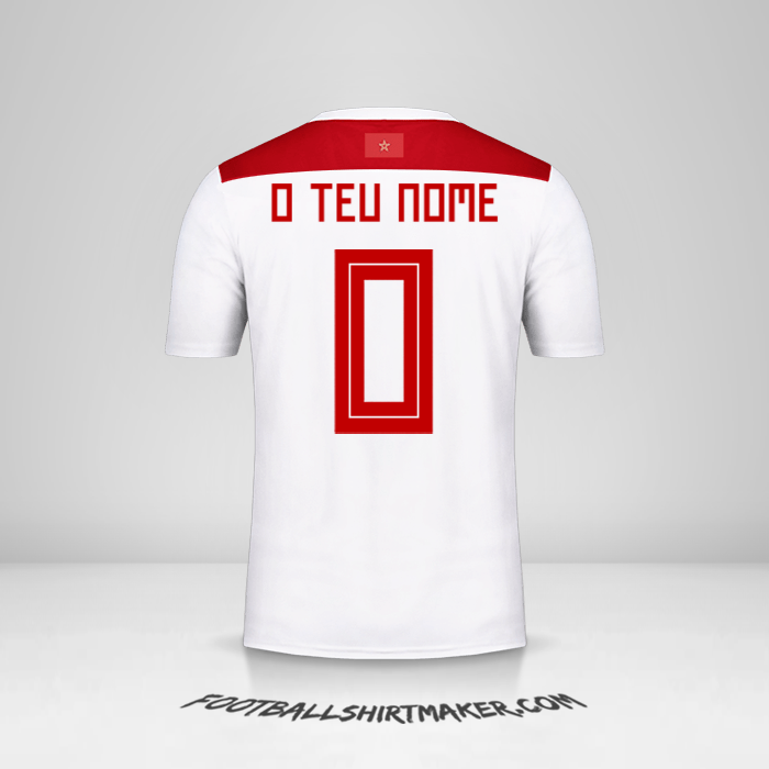 Camisola Marrocos 2018 II -  o teu nome - 0