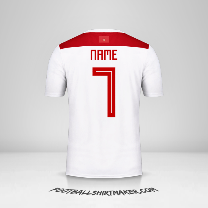 Shirt Morocco 2018 Away -  name - 7