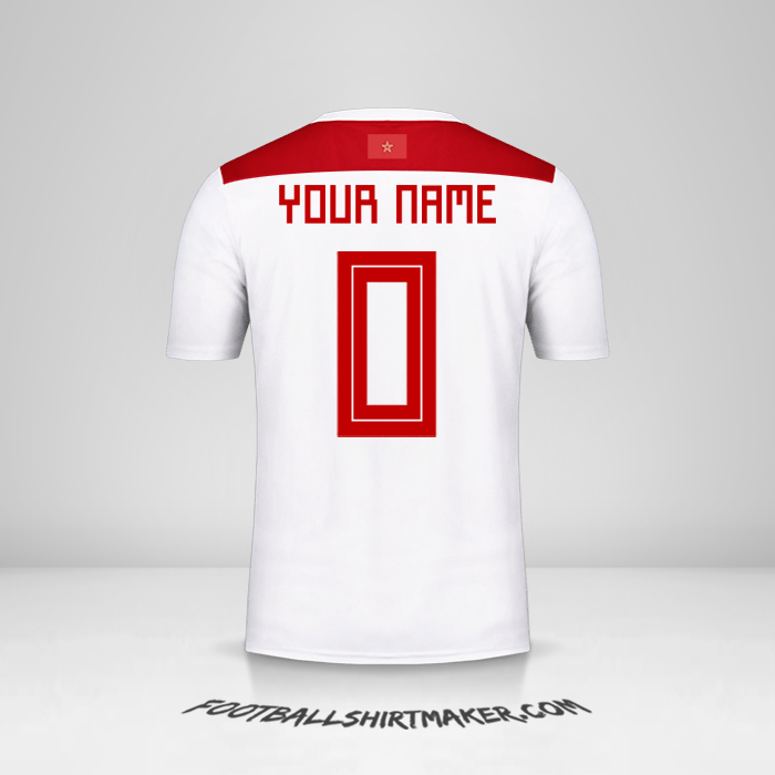 Shirt Morocco 2018 II -  your name - 0