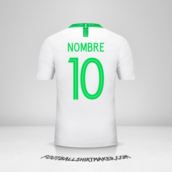 Camiseta Arabia Saudita 2018 -  nombre - 10