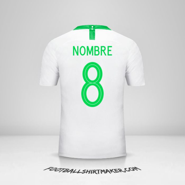 Camiseta Arabia Saudita 2018 -  nombre - 8