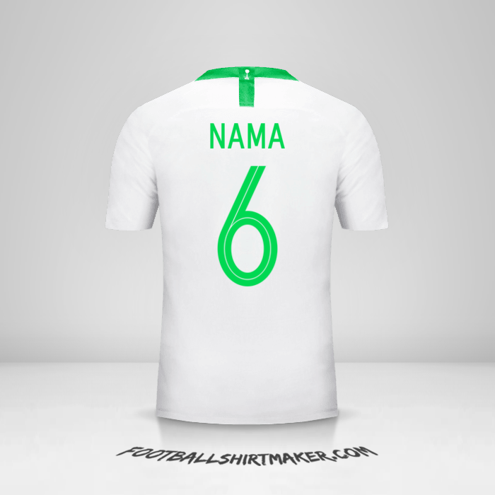 Jersey Arab Saudi 2018 -  nama - 6