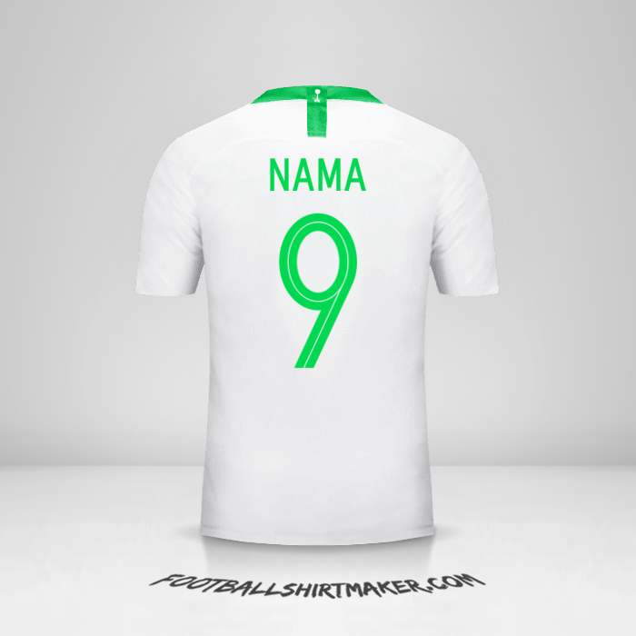 Jersey Arab Saudi 2018 -  nama - 9