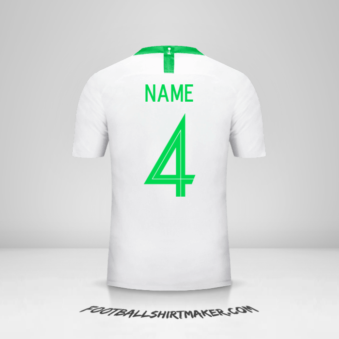 Shirt Saudi Arabia 2018 -  name - 4