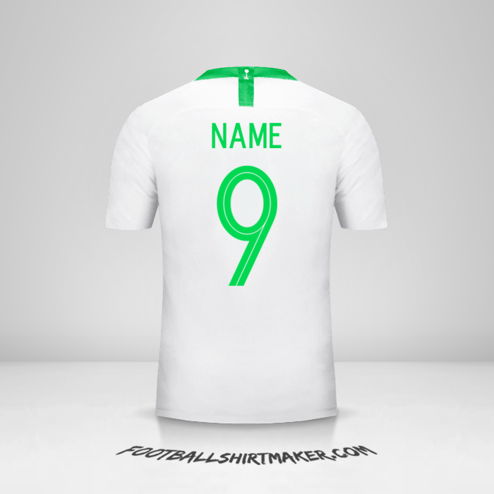 Shirt Saudi Arabia 2018 -  name - 9