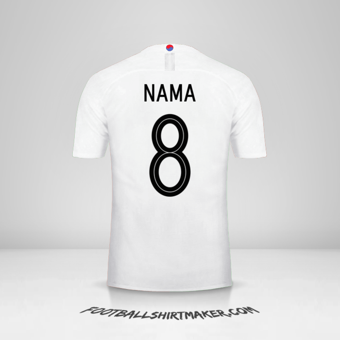 Jersey Korea Selatan 2018 Alternatif -  nama - 8
