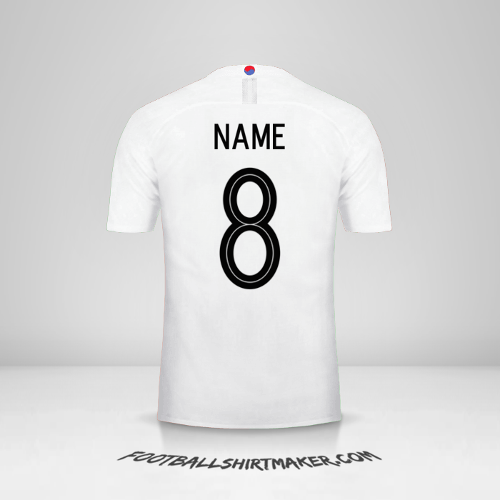 Shirt South Korea 2018 Away -  name - 8