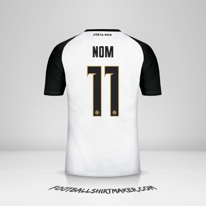 Maillot Costa Rica 2018 Extérieur -  nom - 11