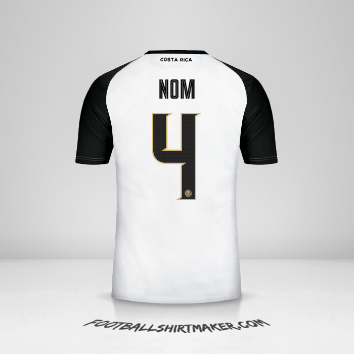 Maillot Costa Rica 2018 Extérieur -  nom - 4