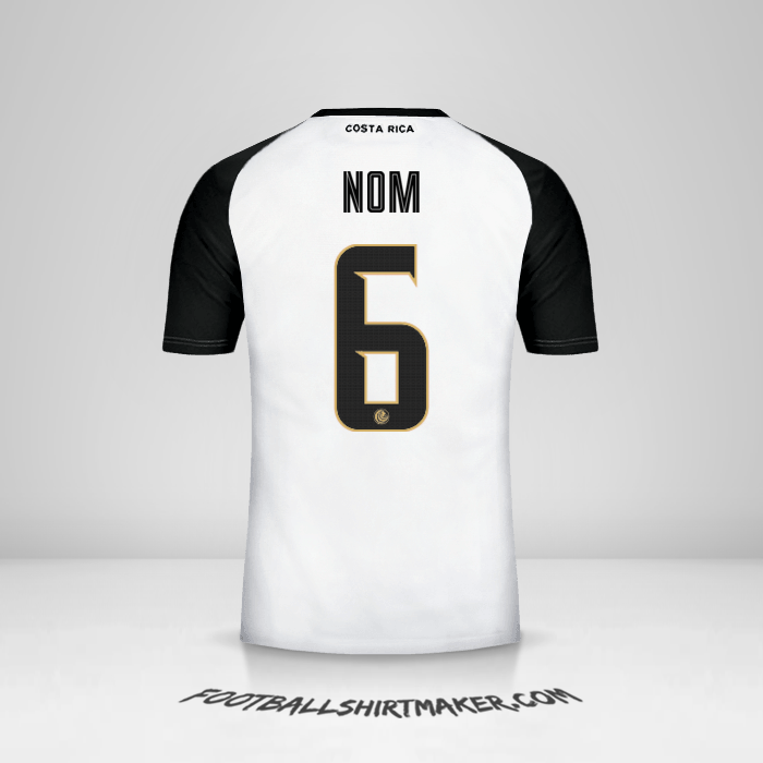 Maillot Costa Rica 2018 Extérieur -  nom - 6