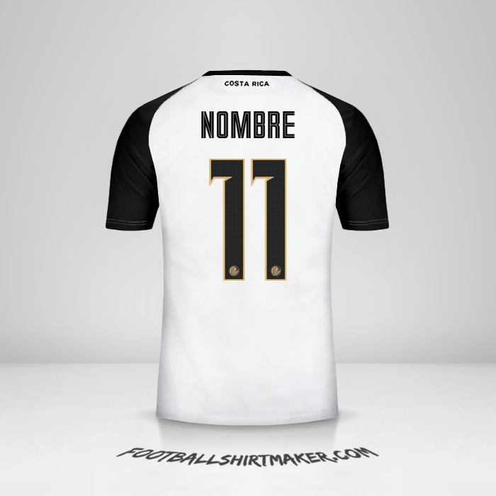 Jersey Costa Rica 2018 Visita -  nombre - 11
