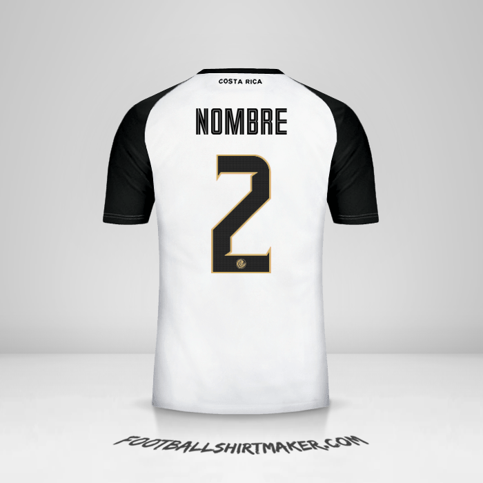 Camiseta Costa Rica 2018 Visita -  nombre - 2