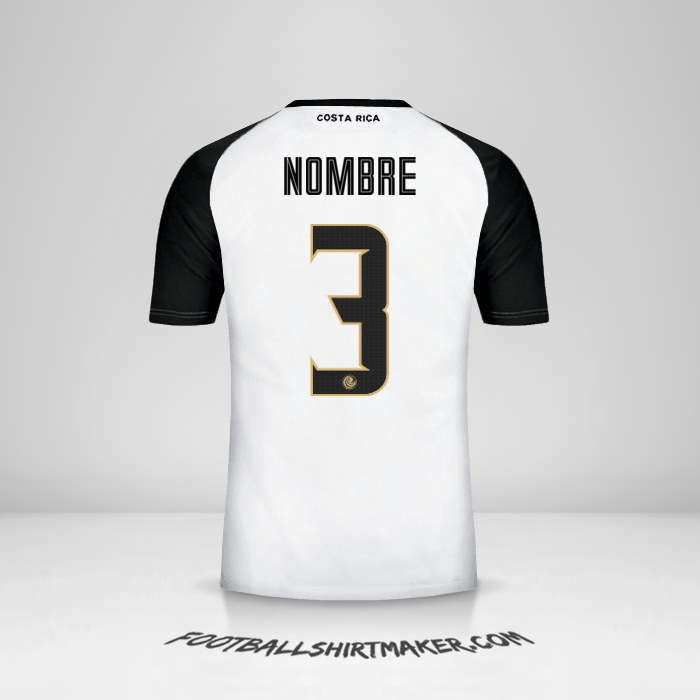 Camiseta Costa Rica 2018 Visita -  nombre - 3