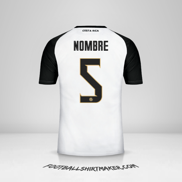 Jersey Costa Rica 2018 Visita -  nombre - 5