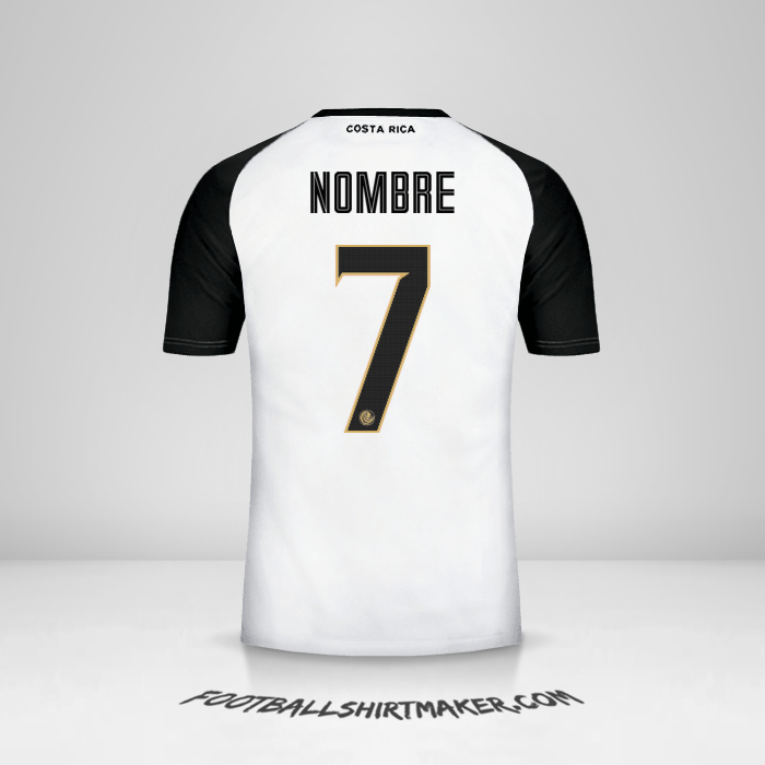 Camiseta Costa Rica 2018 Visita -  nombre - 7