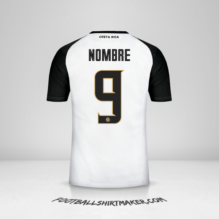Camiseta Costa Rica 2018 Visita -  nombre - 9